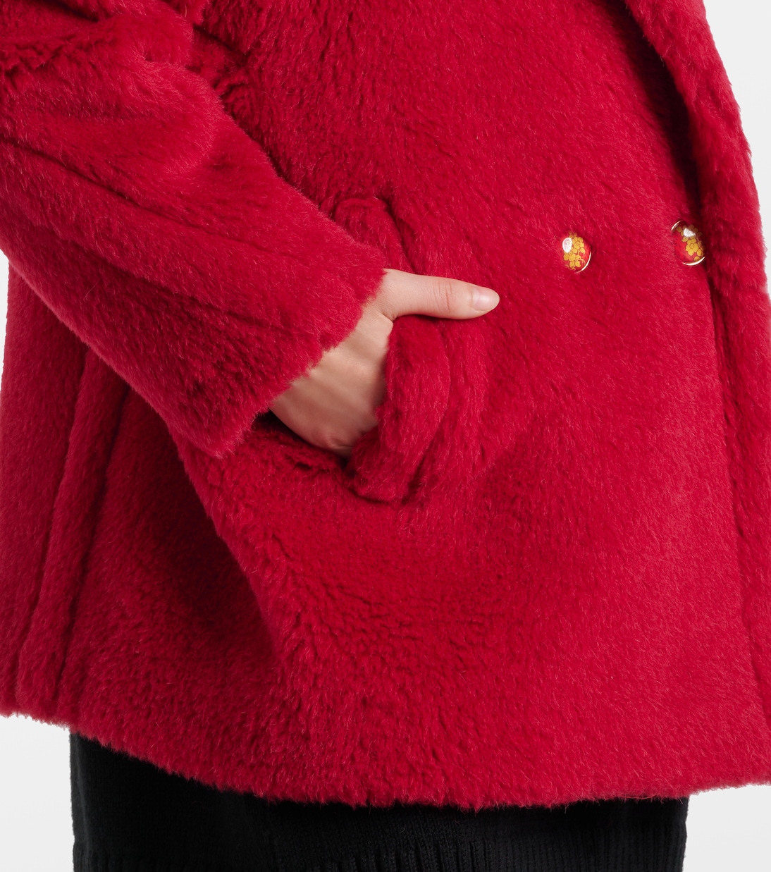 Cappotto Cuba in teddy di seta e alpaca | Max Mara