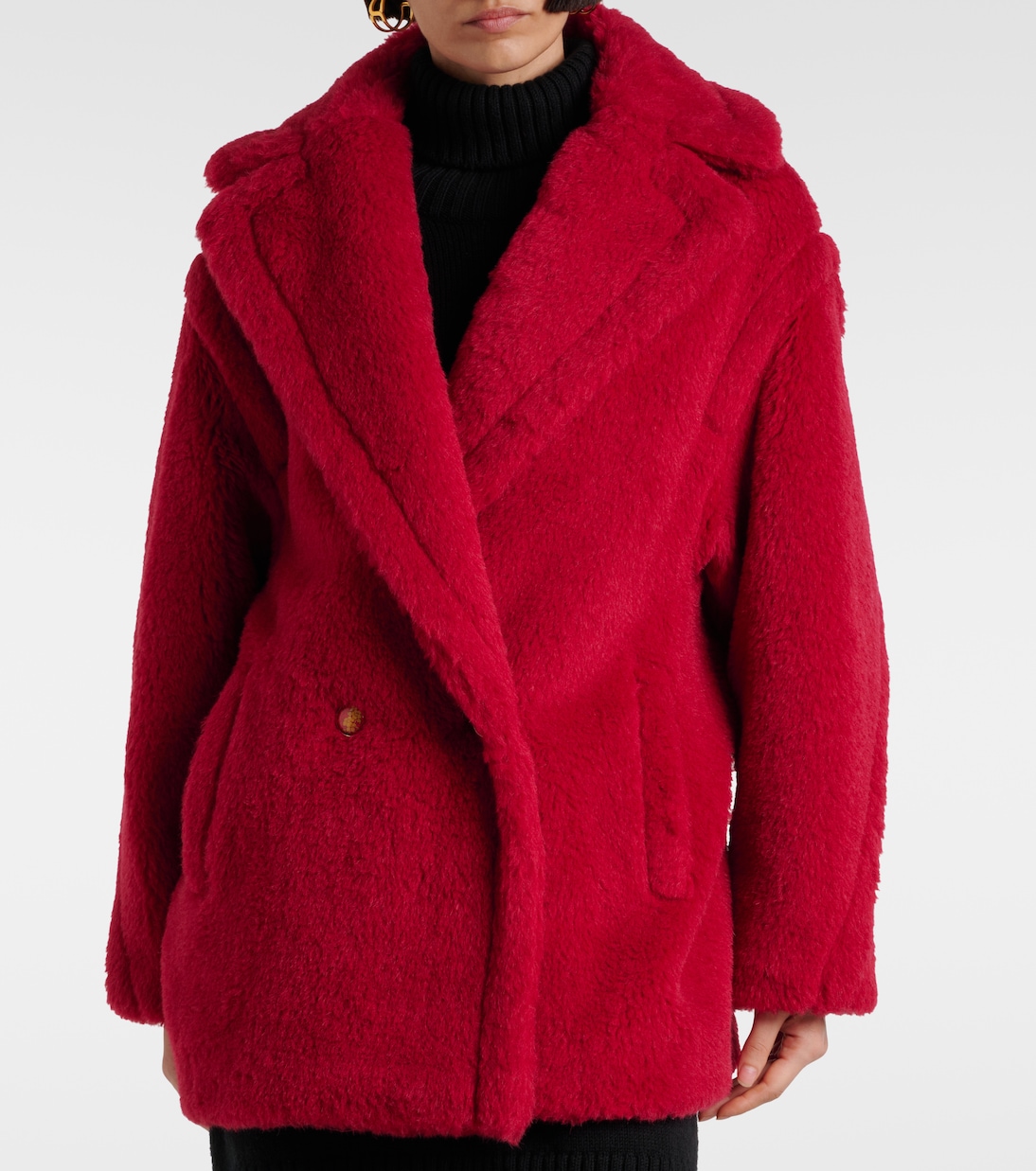 Cappotto Cuba in teddy di seta e alpaca | Max Mara