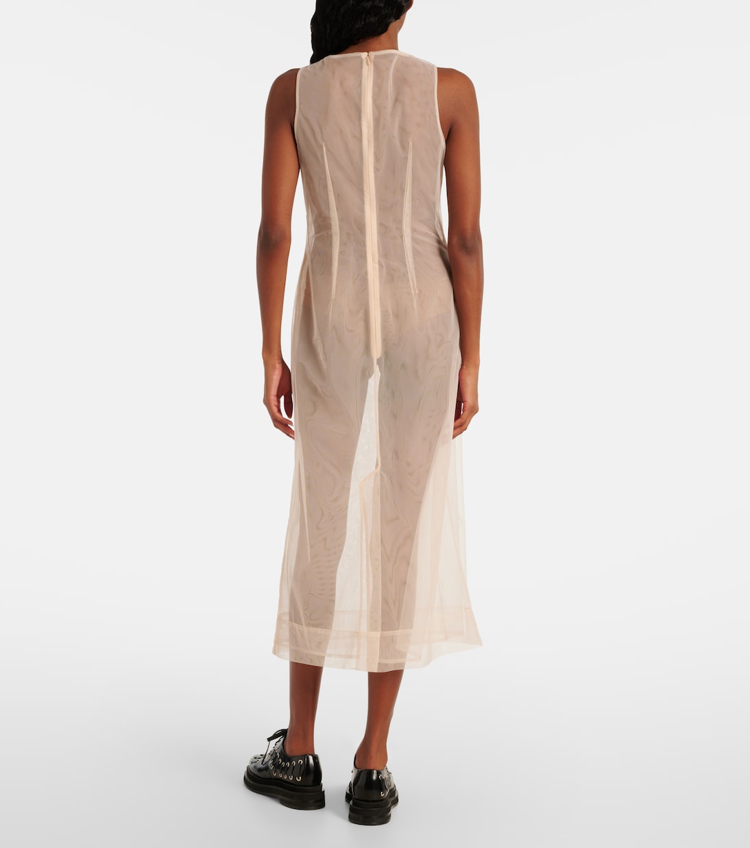 Abito midi in tulle con applicazioni | Simone Rocha