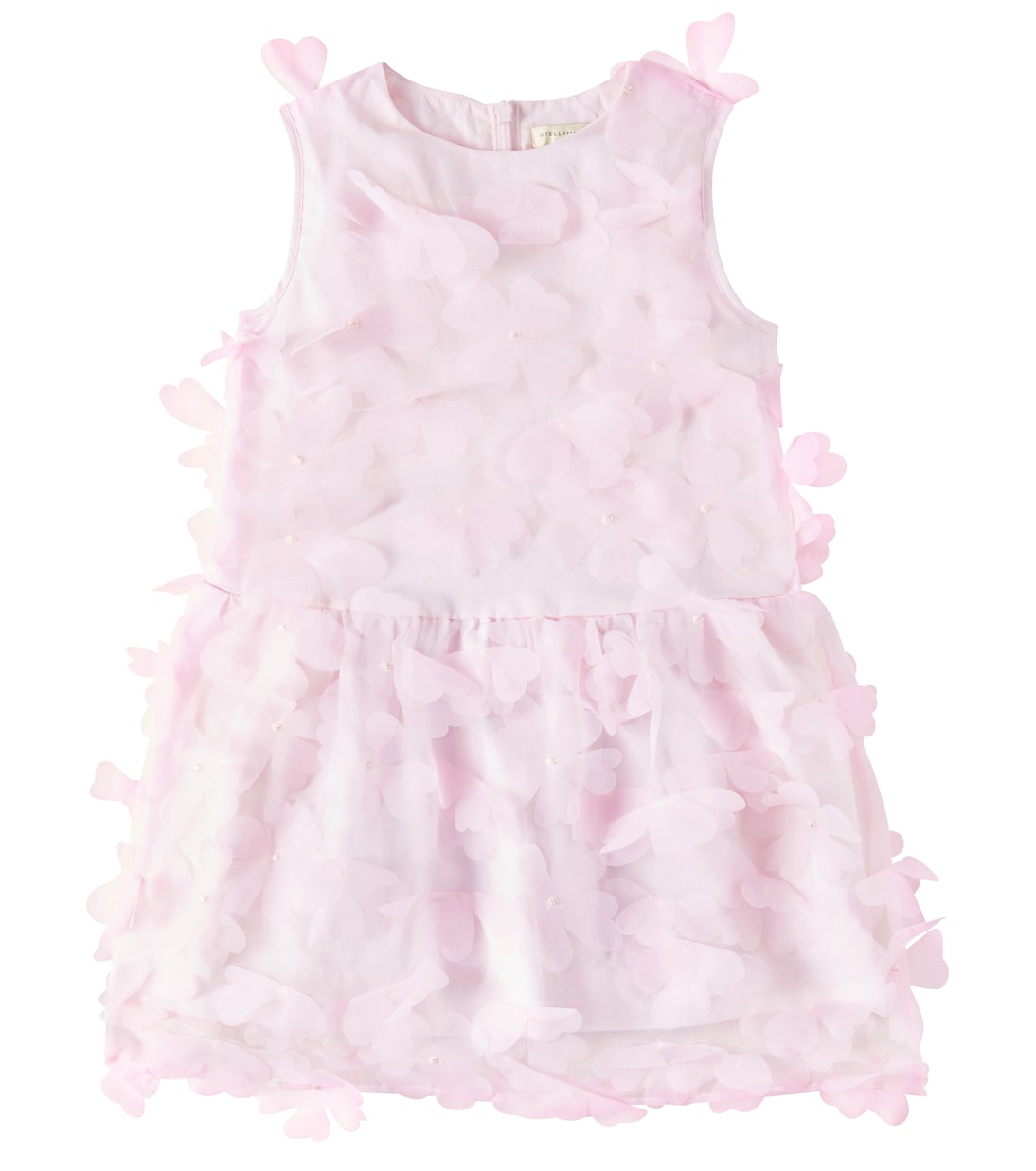 Vestido de seda con apliques | Stella McCartney Kids
