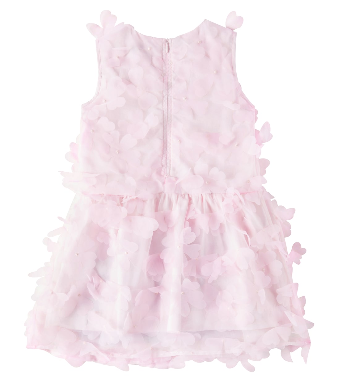 Vestido de seda con apliques | Stella McCartney Kids