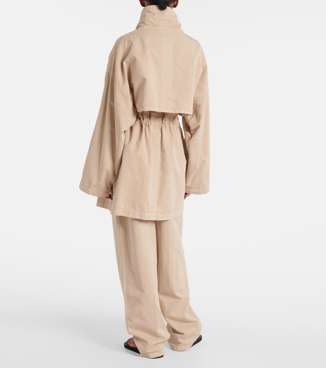 Giacca Herbie in gabardine di cotone e lino | The Row