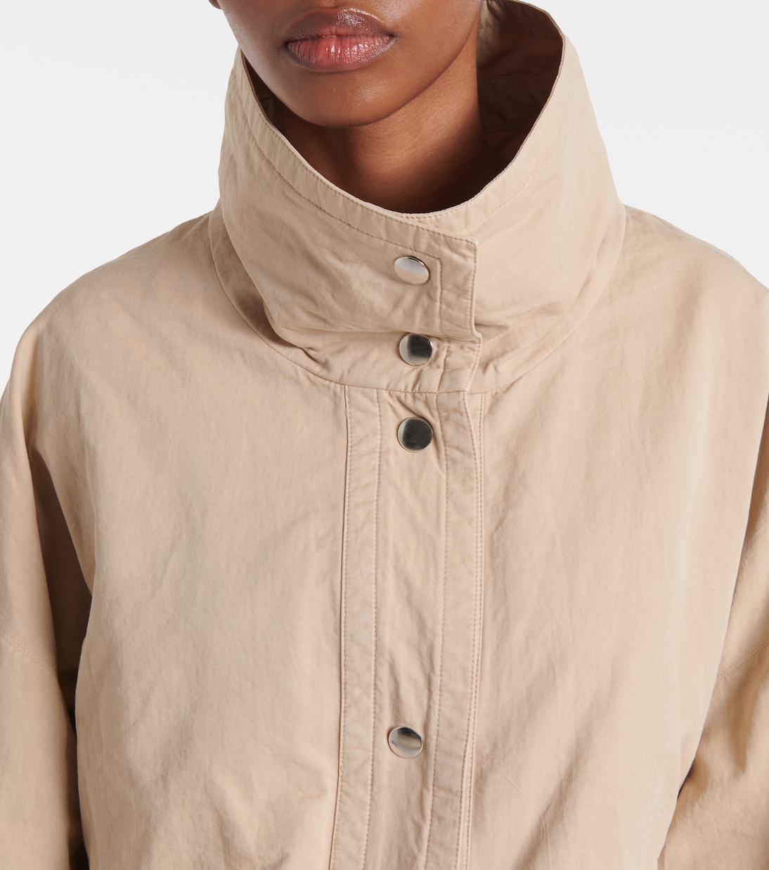 Giacca Herbie in gabardine di cotone e lino | The Row