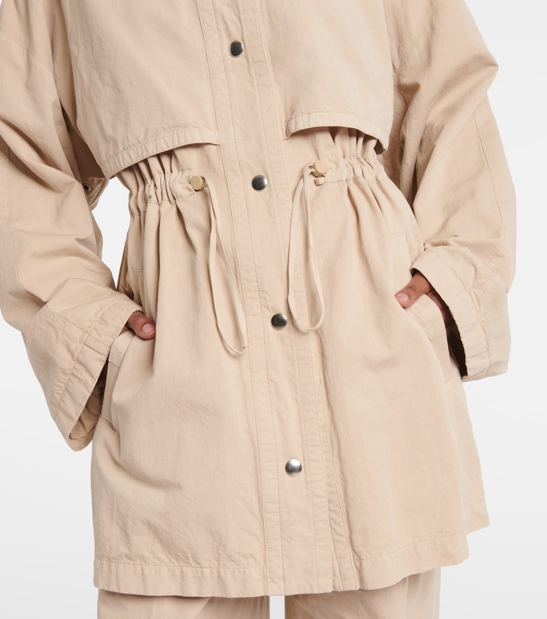 Giacca Herbie in gabardine di cotone e lino | The Row