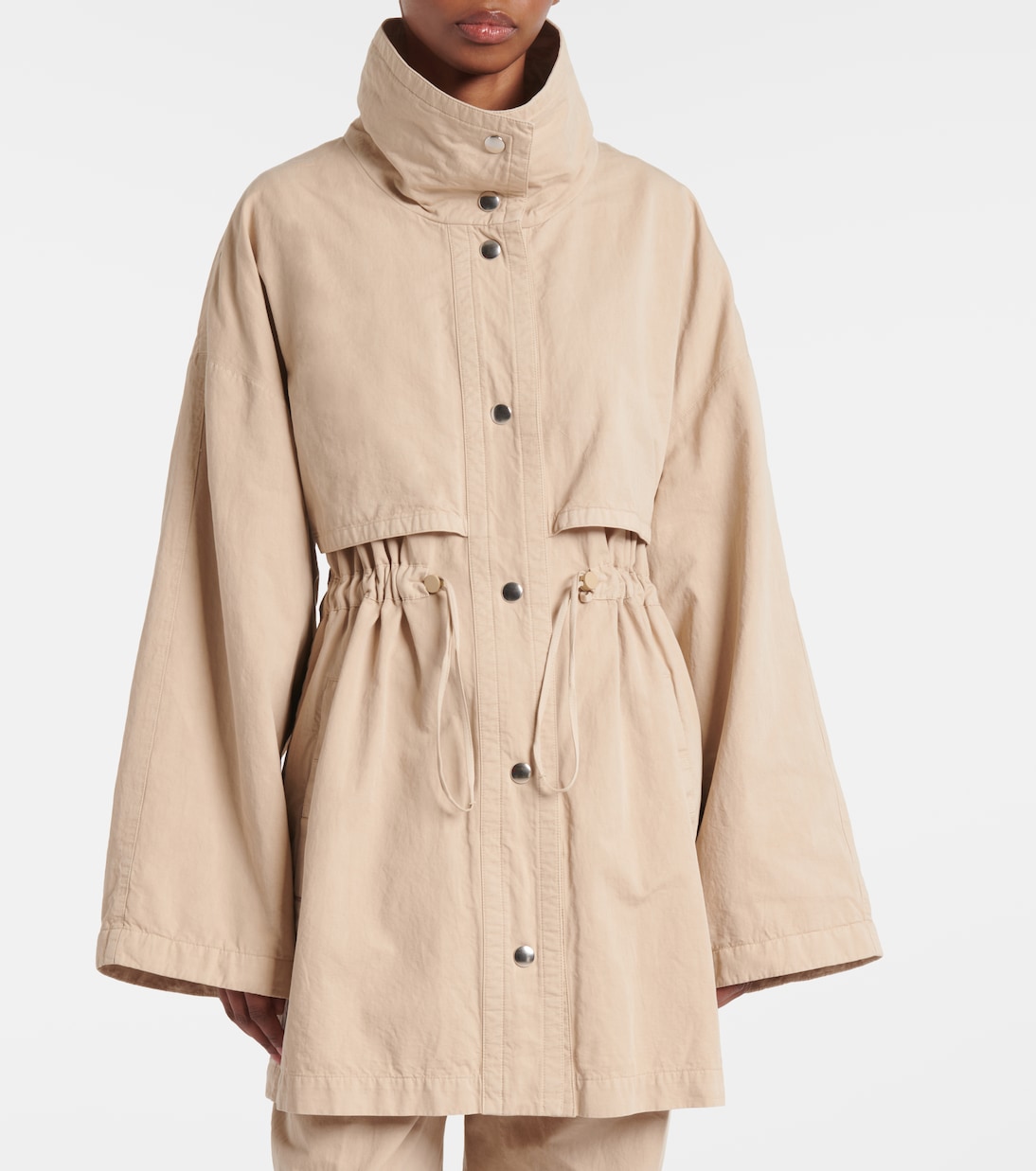 Giacca Herbie in gabardine di cotone e lino | The Row