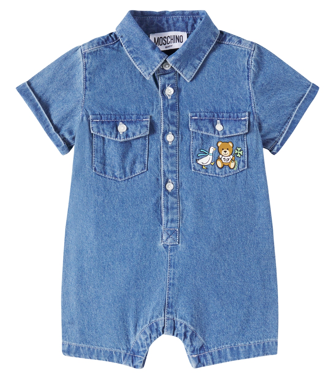 Baby Spieler Teddy Bear aus Denim | Moschino Kids