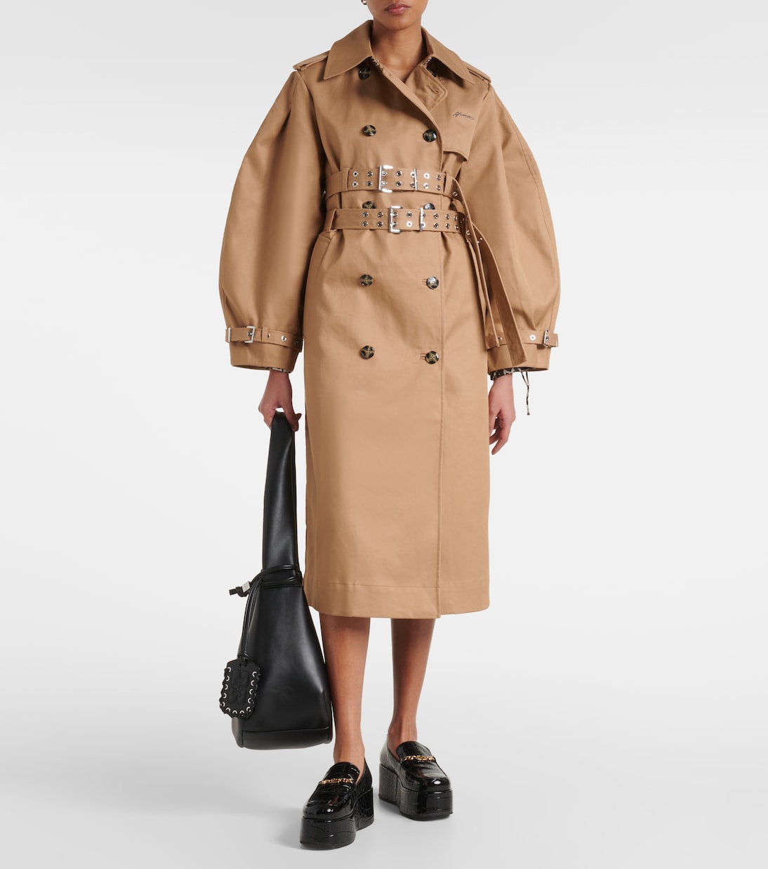 Gabardina de algodón | Ganni