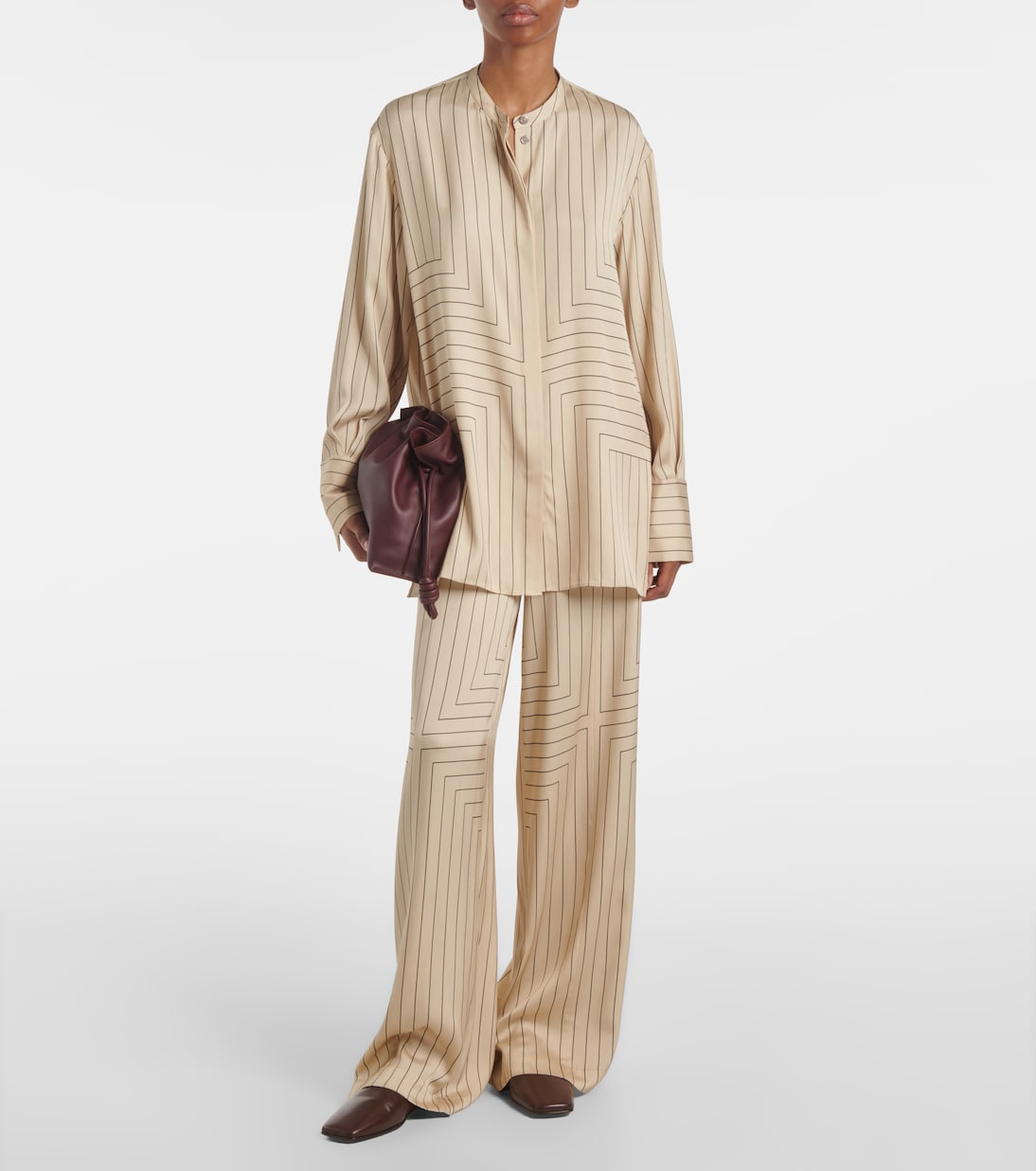 Hulin silk-blend wide-leg pants | Joseph