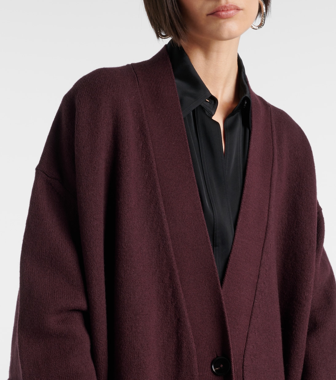 Oversized wool cardigan | Jil Sander