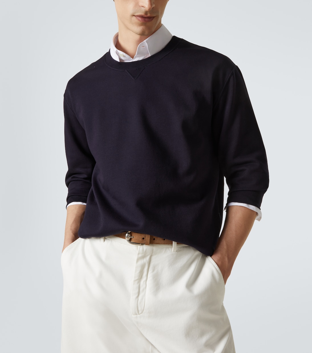 Sudadera en mezcla de algodón | Brunello Cucinelli