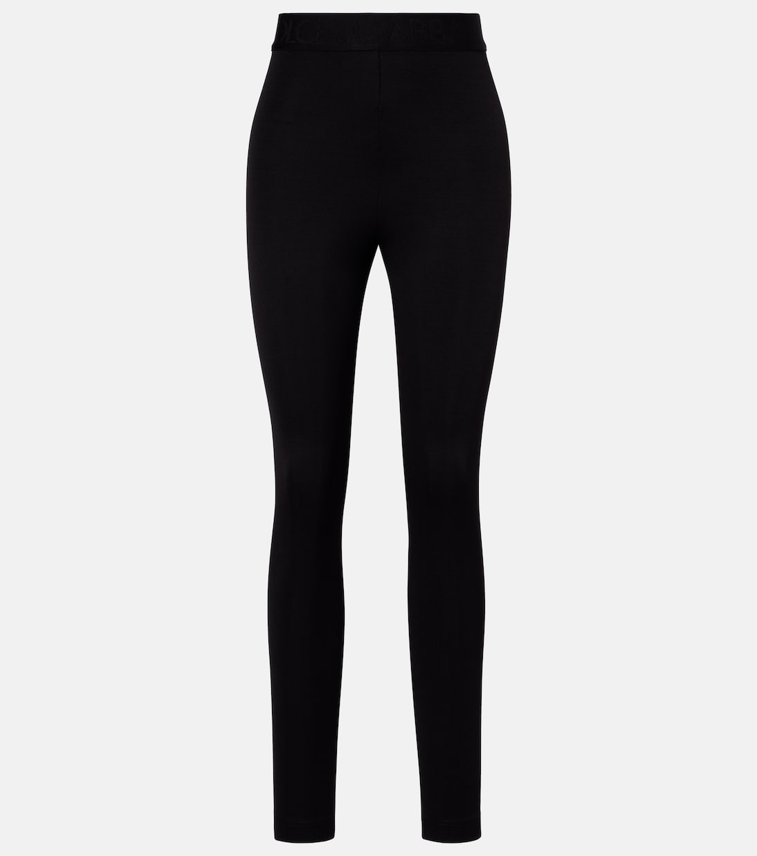 Legging à taille haute et logo | Dolce&Gabbana