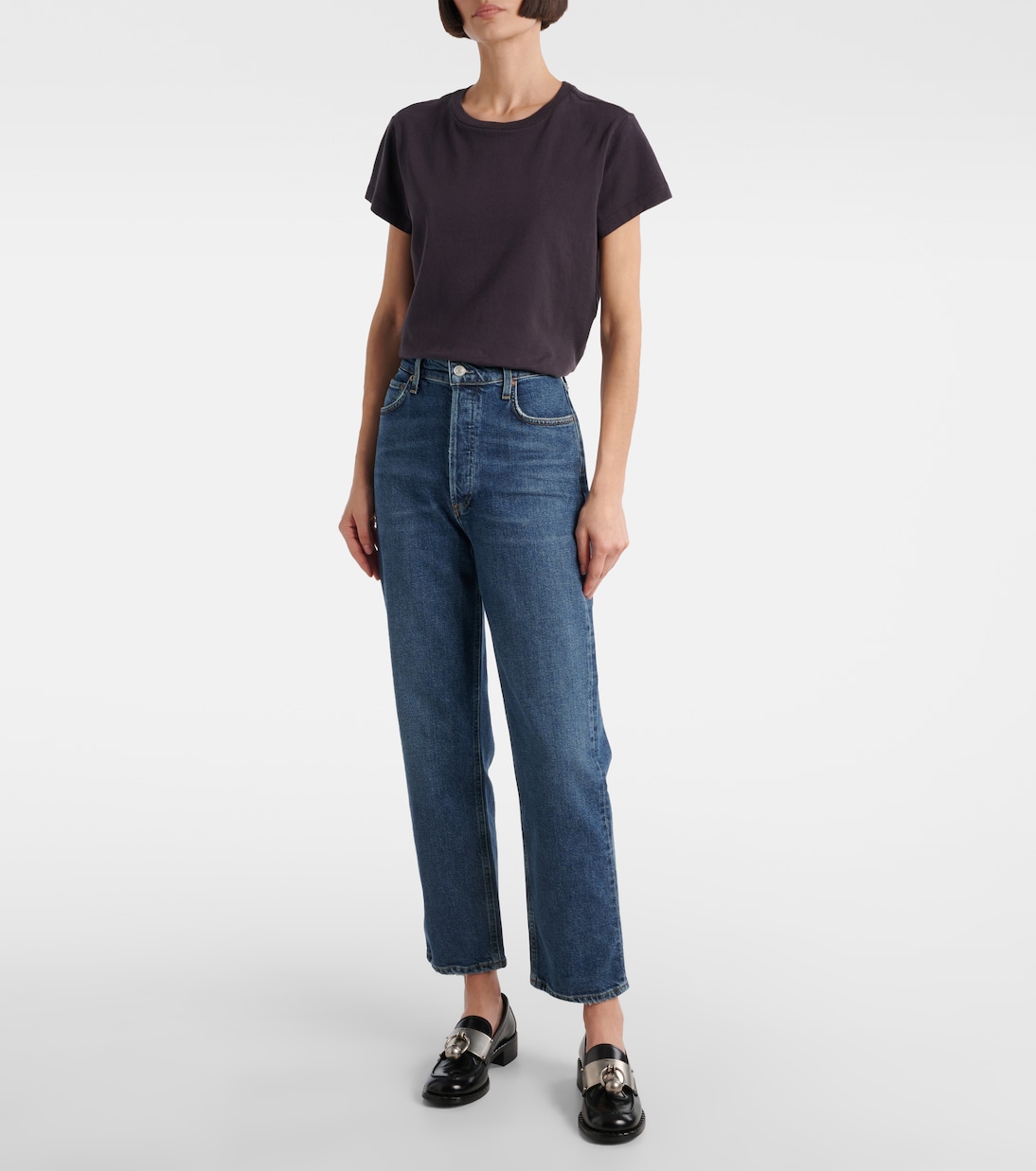Jean droit '90s Pinch Waist Crop | Agolde