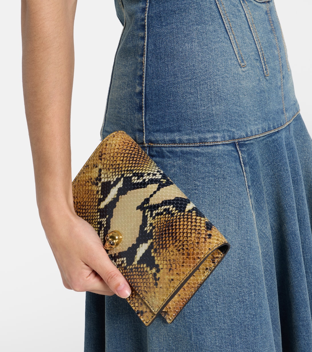 Borsa a tracolla Skull Small in pelle | McQueen