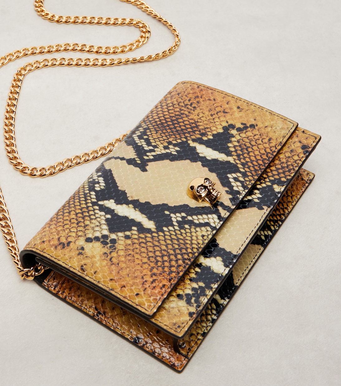 Borsa a tracolla Skull Small in pelle | McQueen