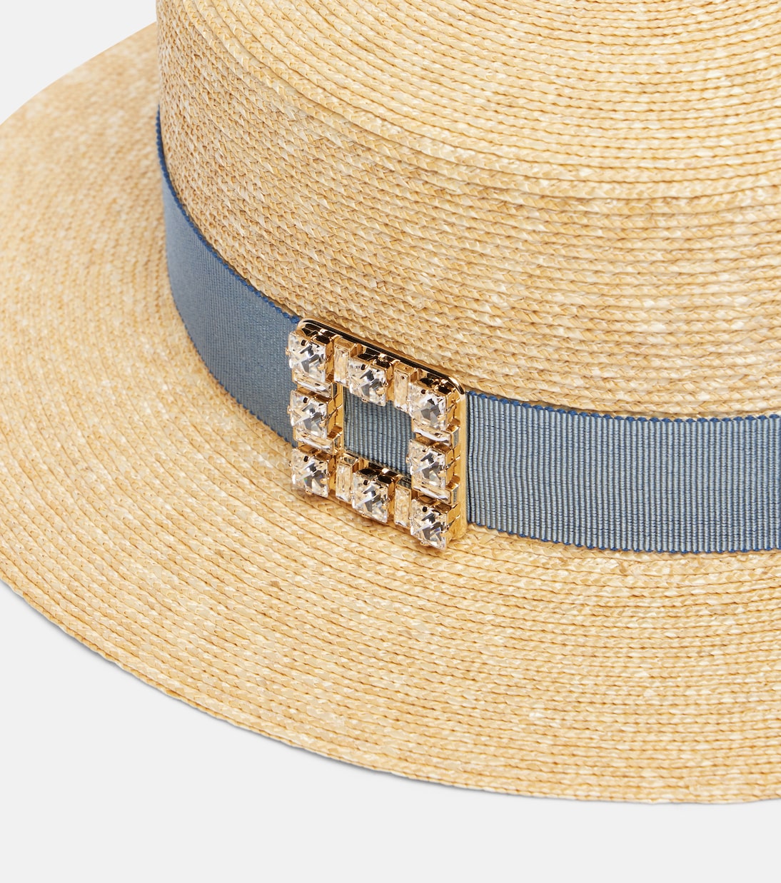 Très Vivier straw boater hat | Roger Vivier