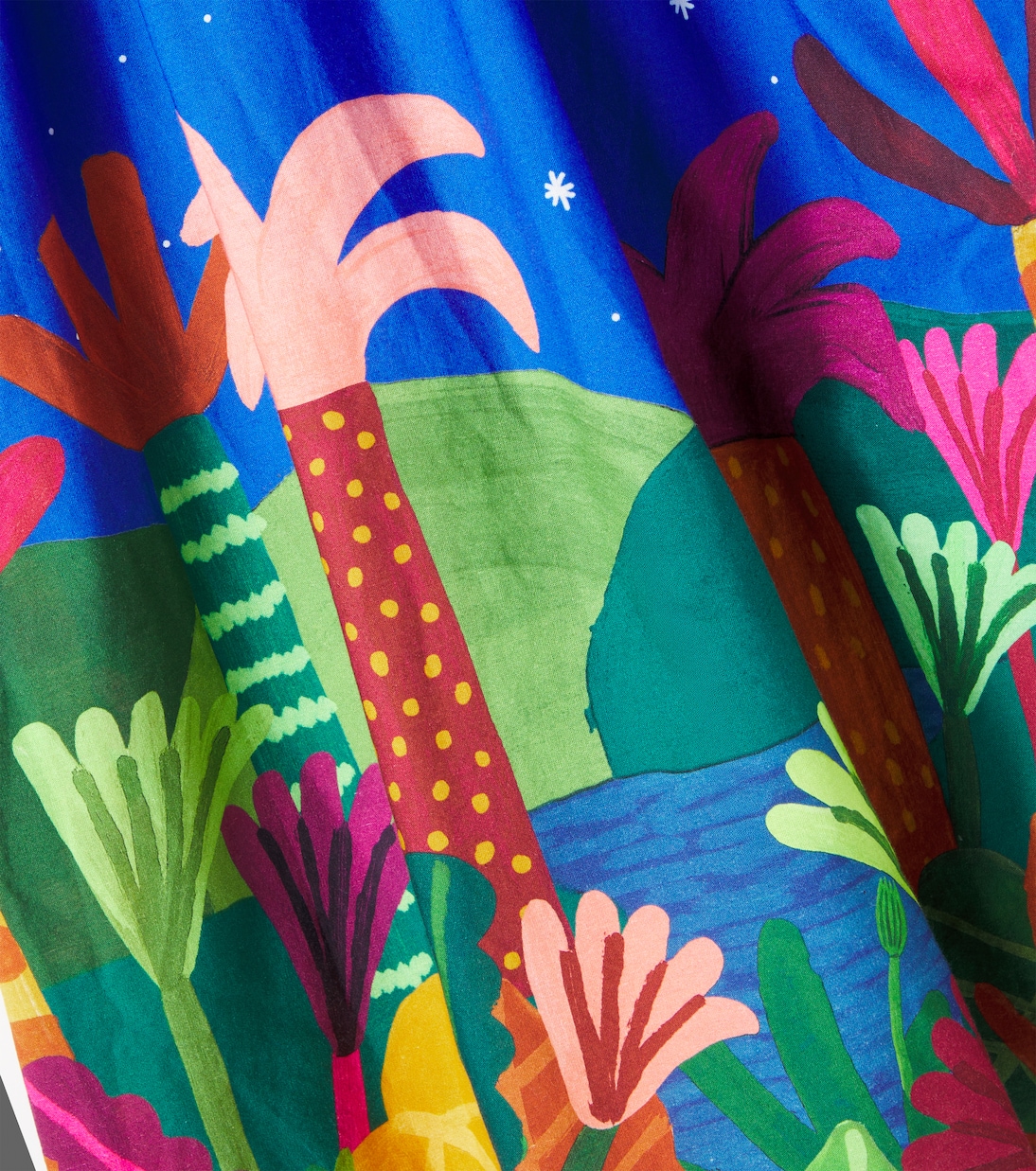 Bedrucktes Kleid aus Baumwolle | Fábula