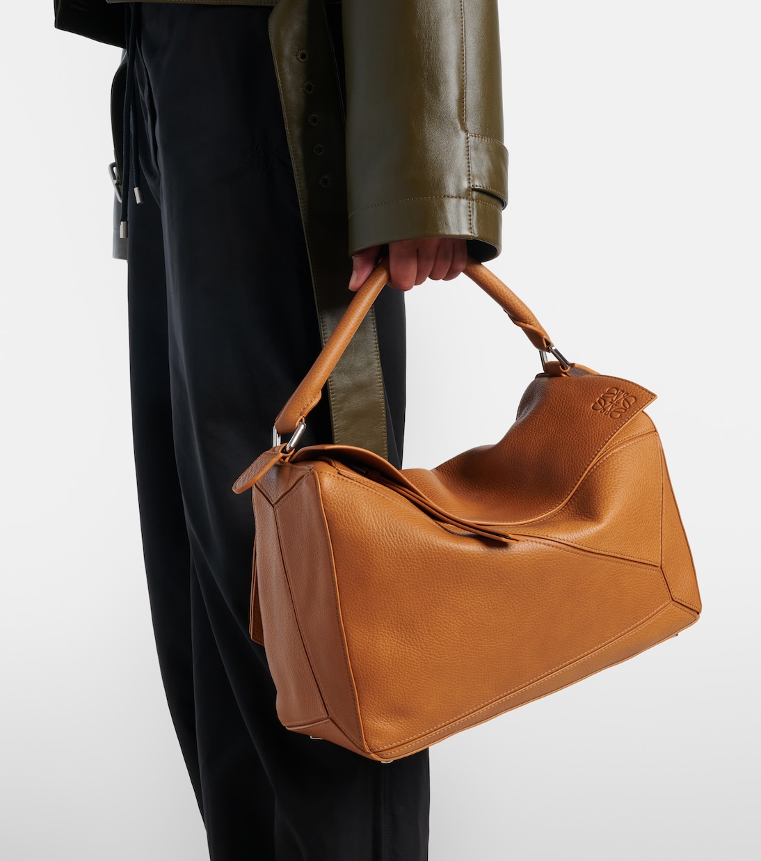 Cabas Puzzle Large en cuir | Loewe