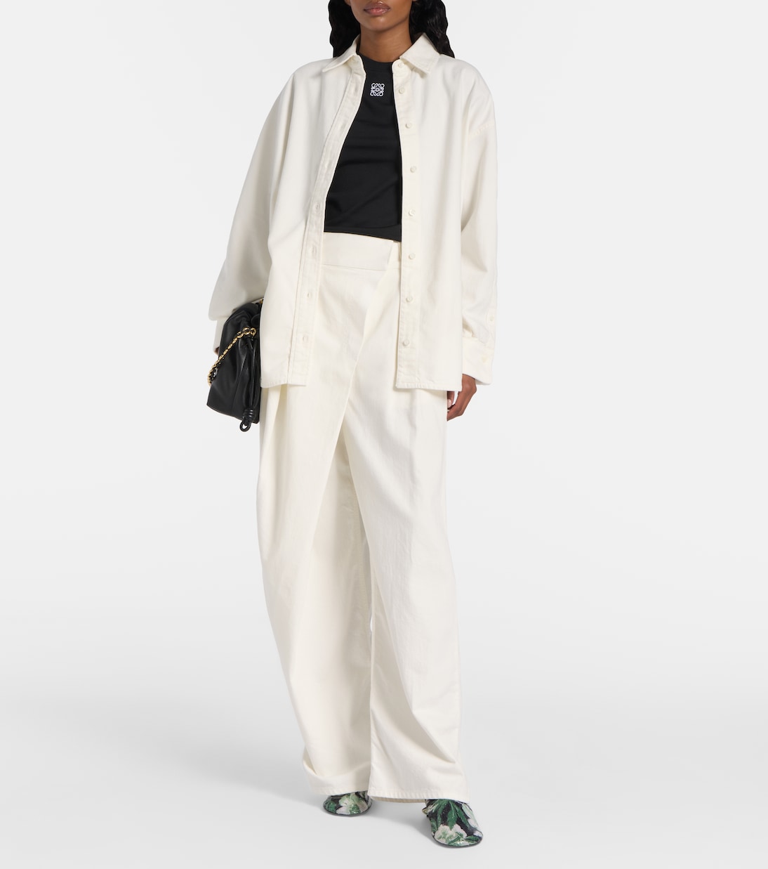 Anagram cotton-blend jersey T-shirt | Loewe