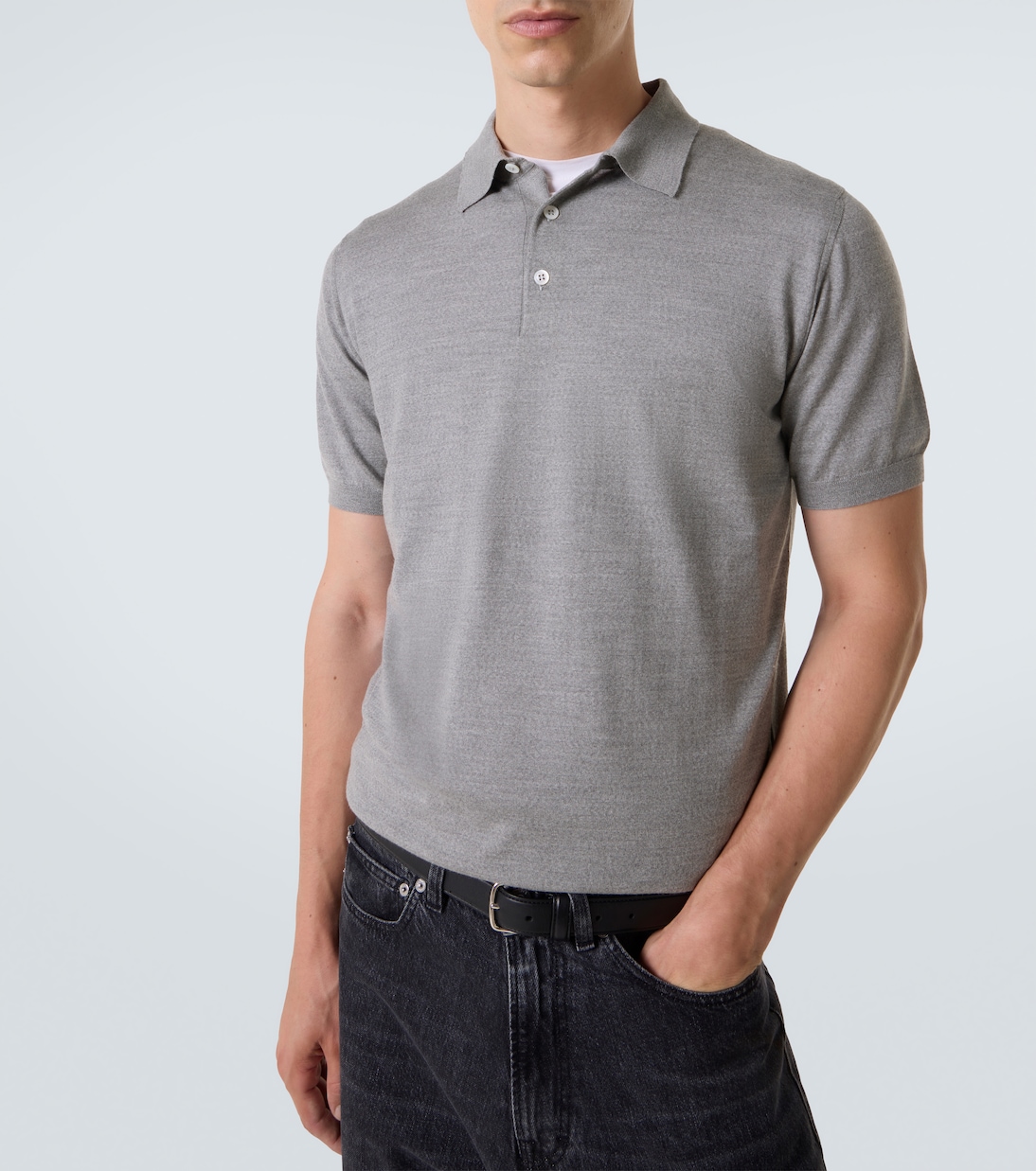 Polo in lana vergine | Lardini