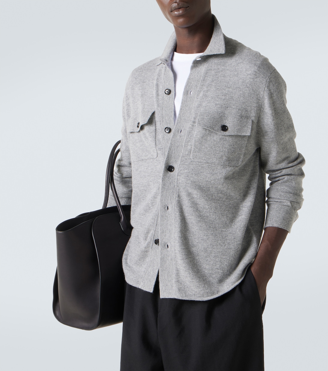Sobrecamisa de lana y cachemir | Allude