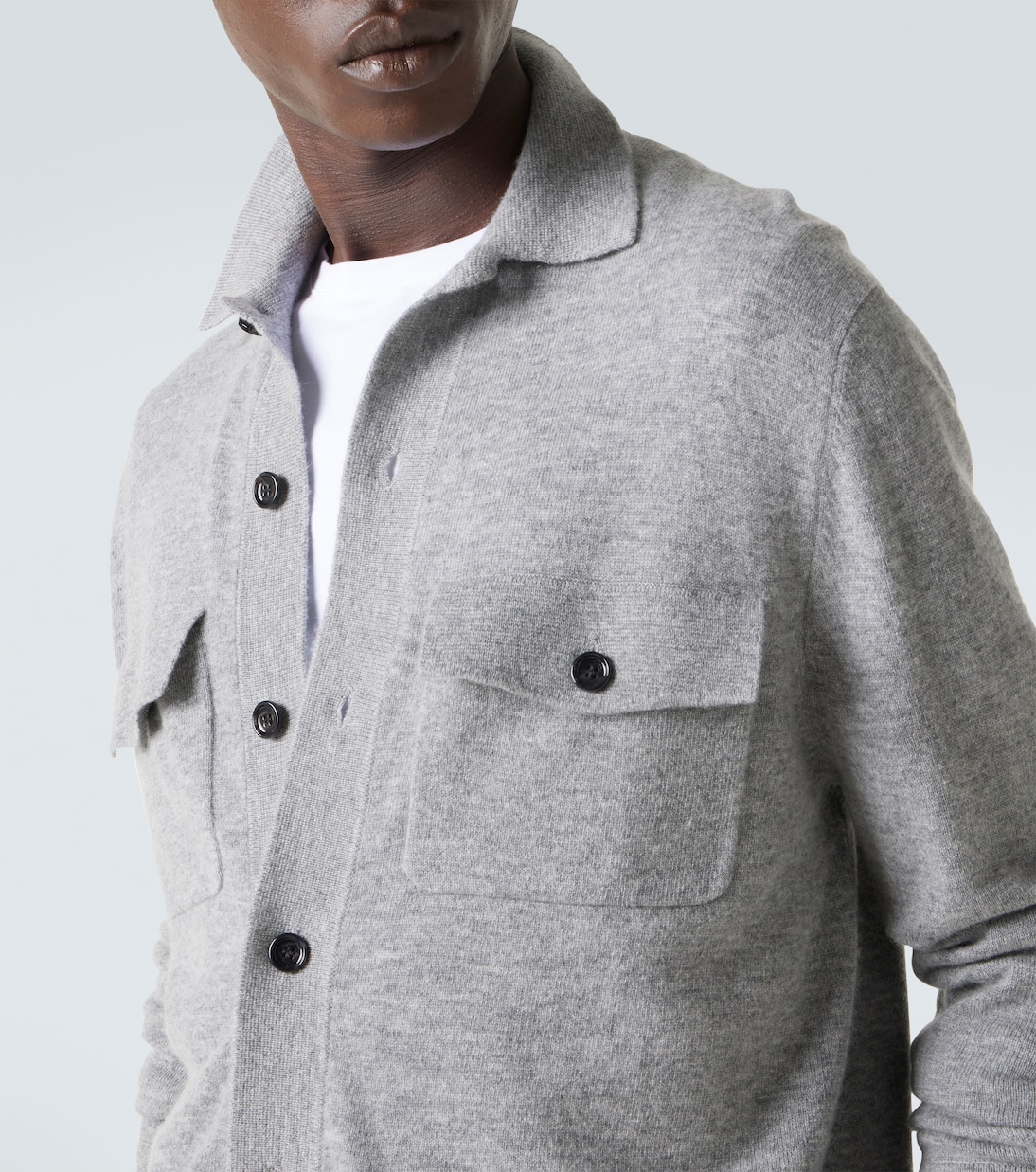 Sobrecamisa de lana y cachemir | Allude