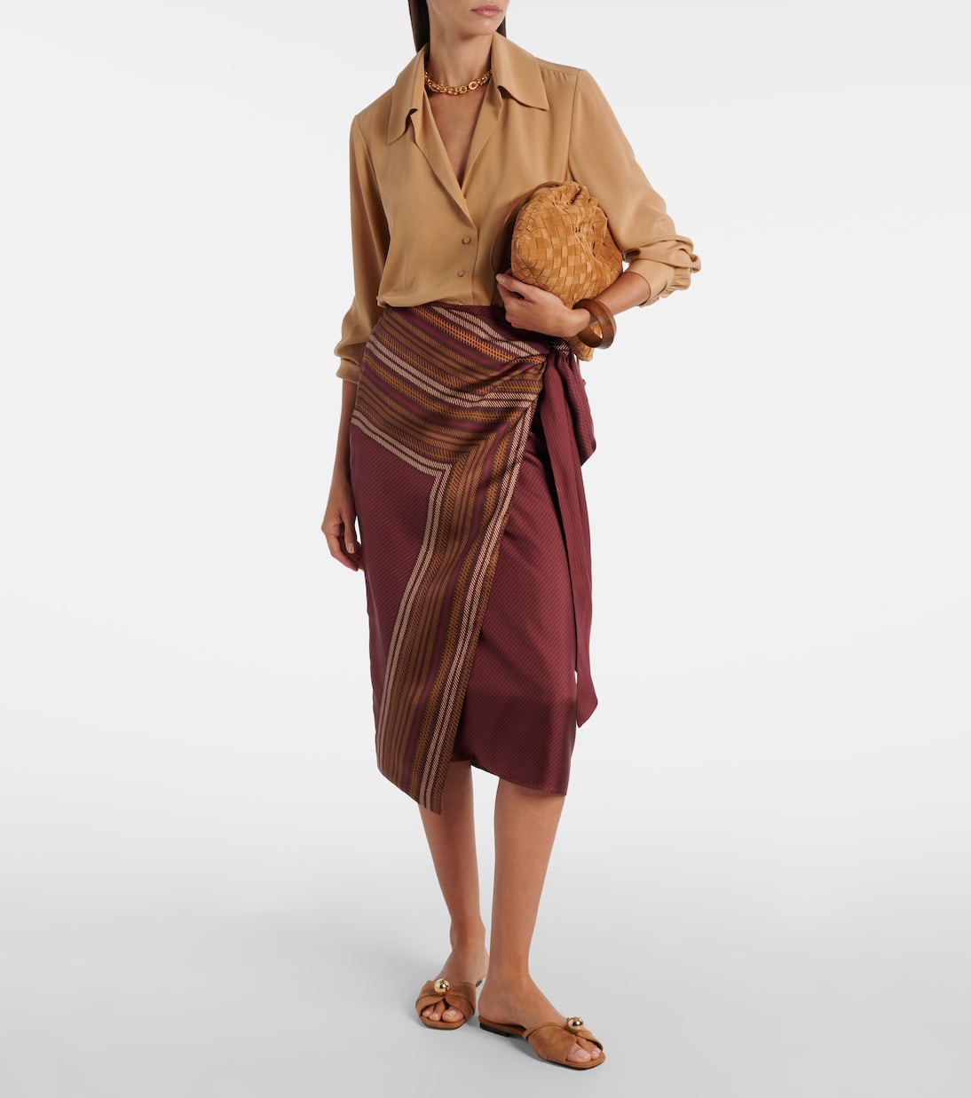 Pantoletten Siva aus Veloursleder | Jimmy Choo