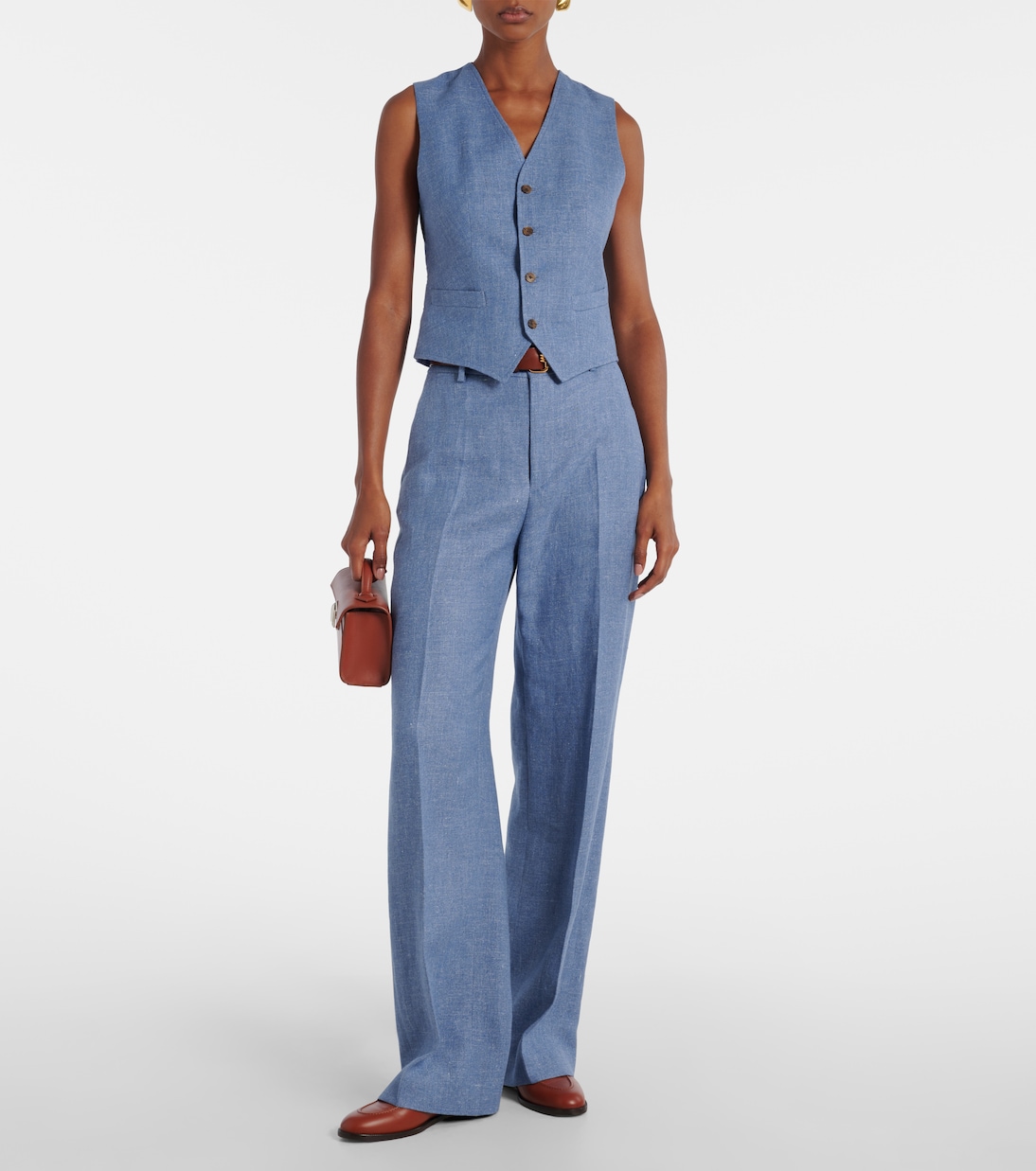 Gilet in twill di lino e cotone | Polo Ralph Lauren