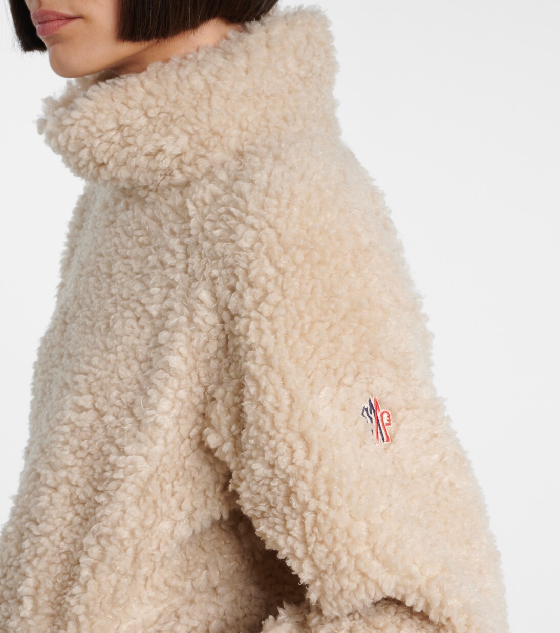 Fleece turtleneck top | Moncler Grenoble
