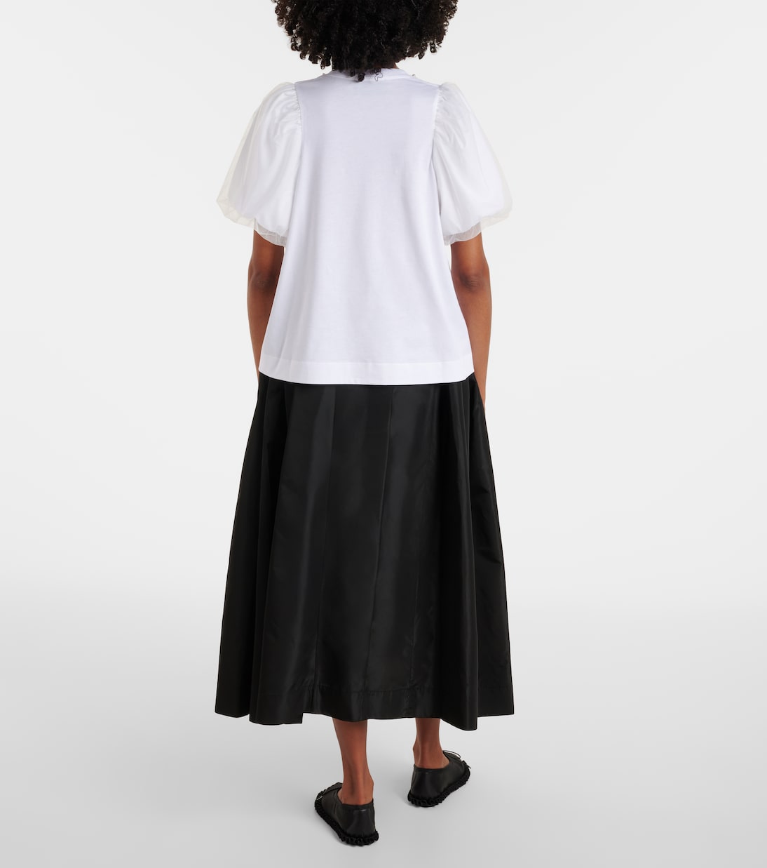 Puff-sleeve cotton jersey T-shirt | Simone Rocha