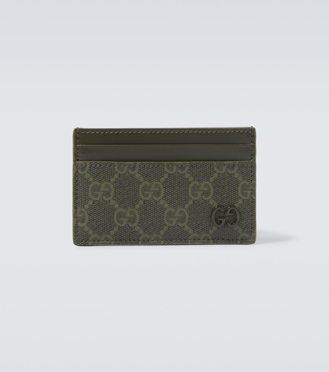 GG Canvas and leather card holder | Gucci