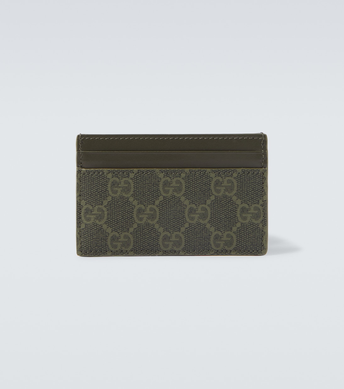 GG Canvas and leather card holder | Gucci