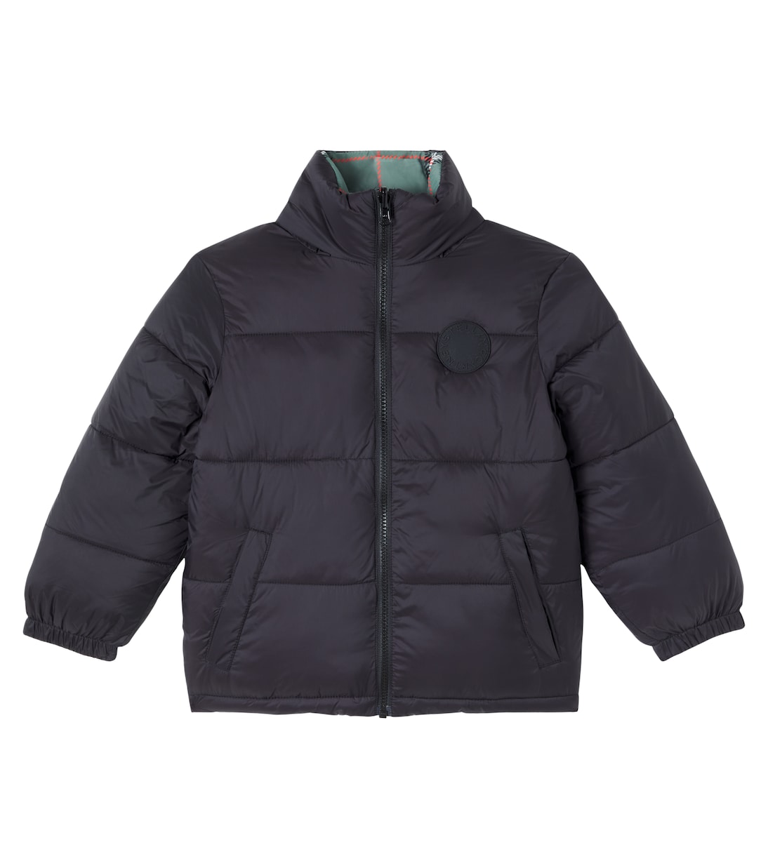 Giacca imbottita reversibile a quadri | Stella McCartney Kids