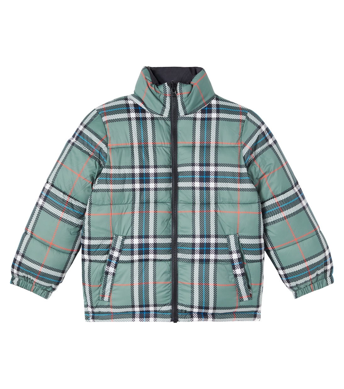 Giacca imbottita reversibile a quadri | Stella McCartney Kids