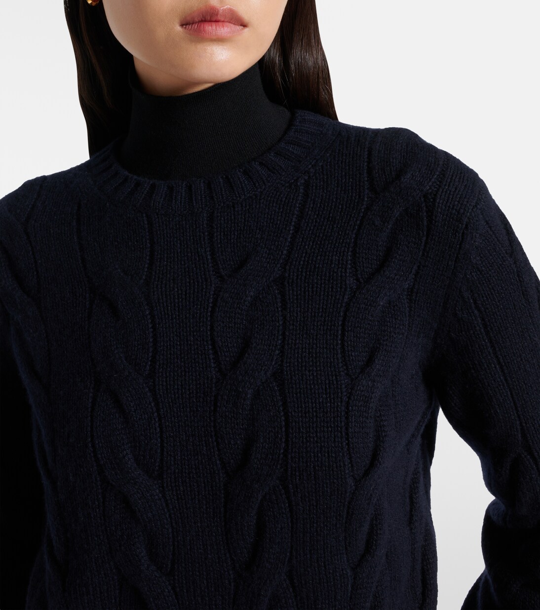 Napier cable-knit cashmere sweater | Loro Piana