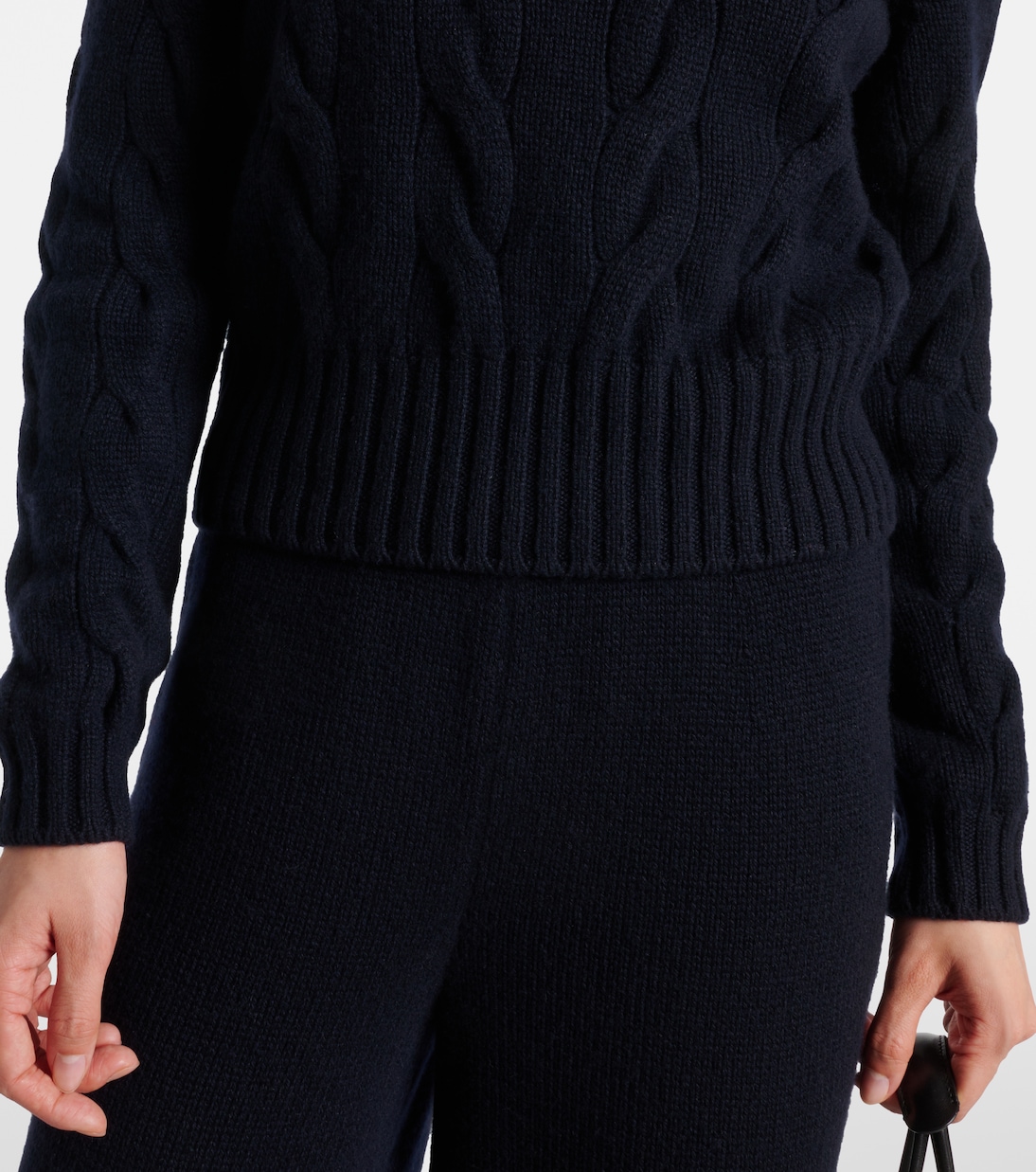 Napier cable-knit cashmere sweater | Loro Piana