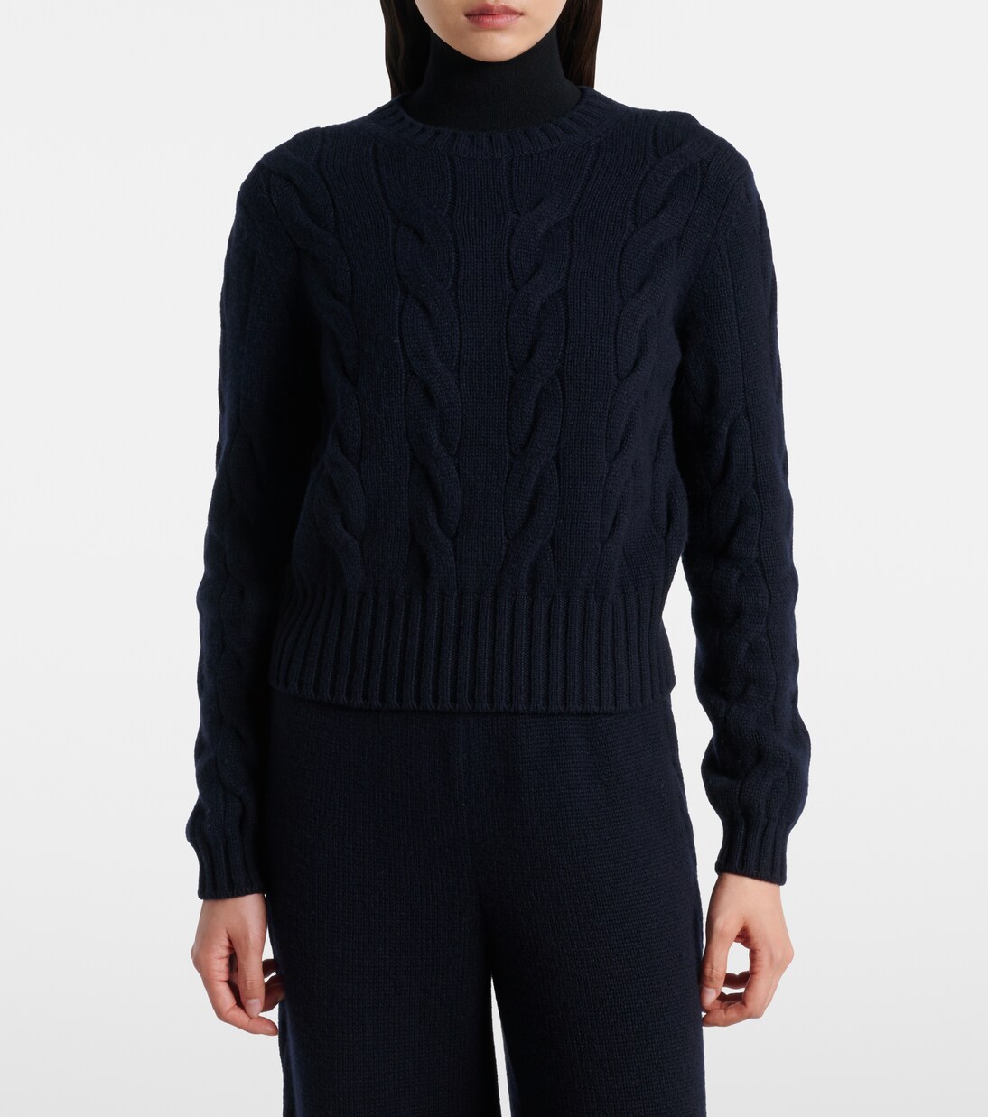 Napier cable-knit cashmere sweater | Loro Piana