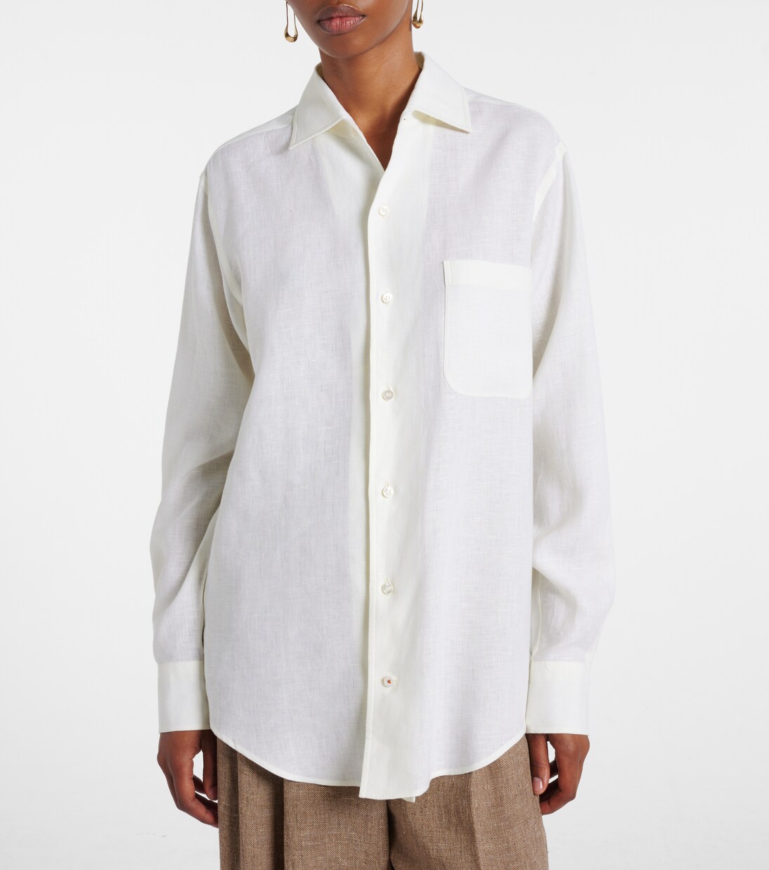 André linen shirt | Loro Piana