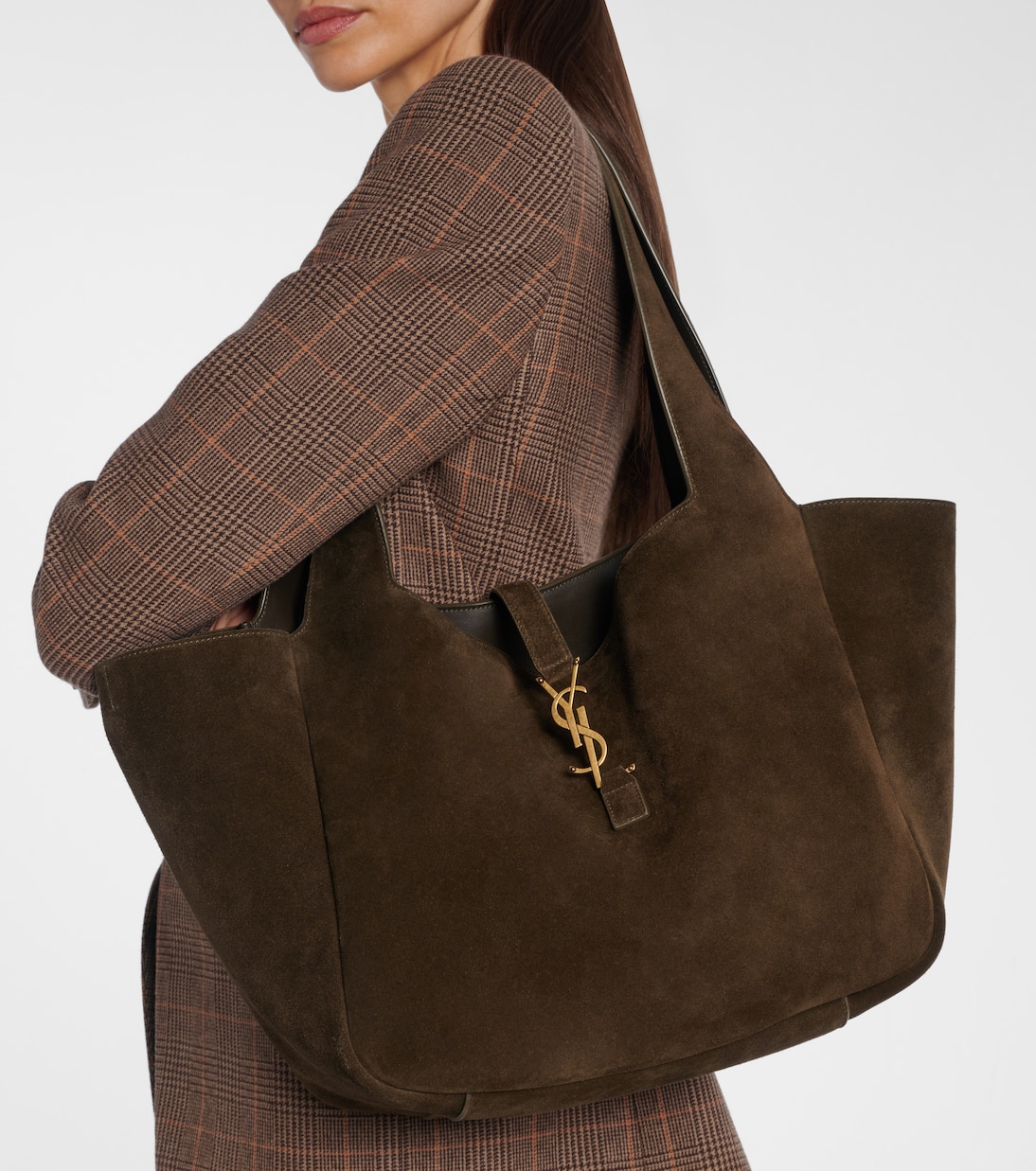 Tote Le 5 À 7 Bea aus Veloursleder | Saint Laurent