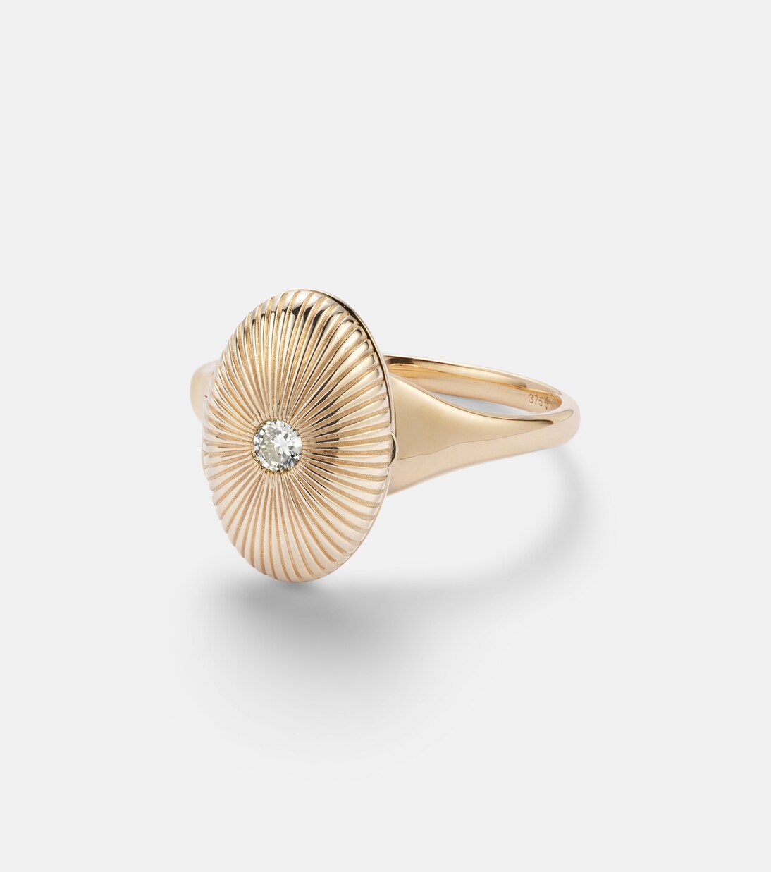 Anello in oro 9kt con diamante | Persée