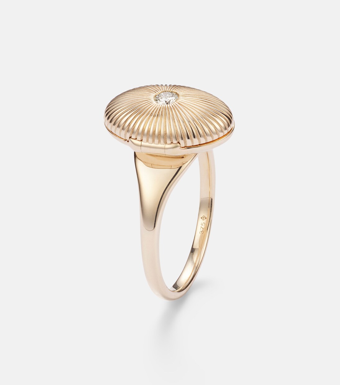 Anello in oro 9kt con diamante | Persée
