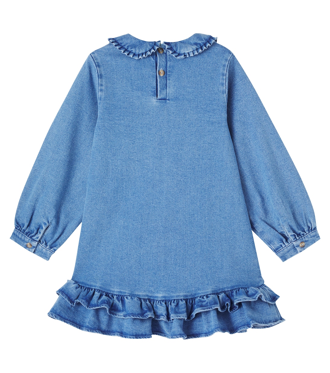 Vestido Luus de denim con volantes | Donsje