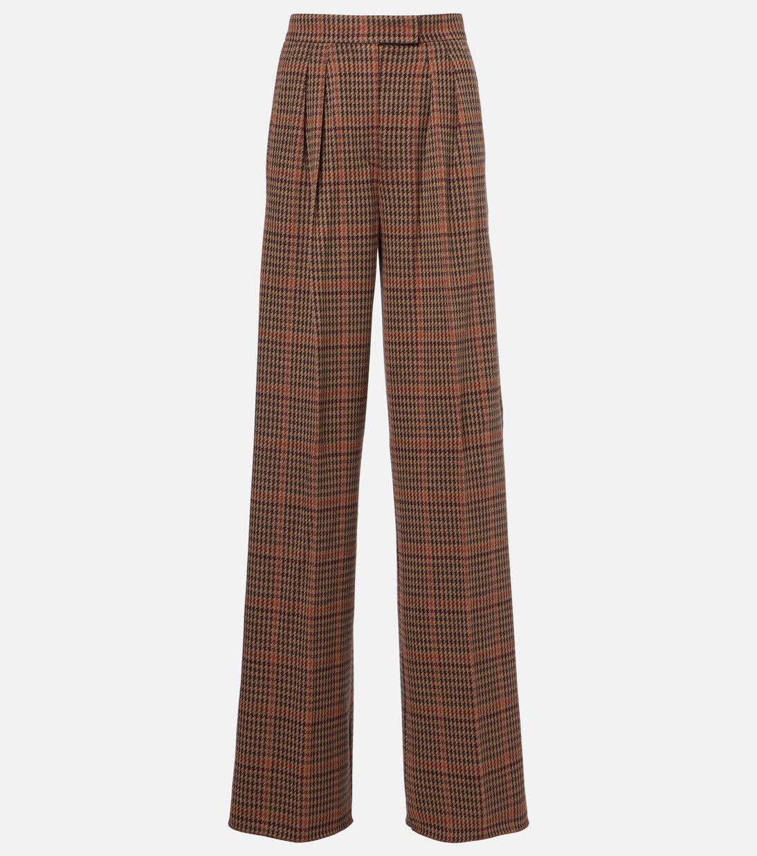 Seggio wool and cotton jersey wide-leg pants | Max Mara