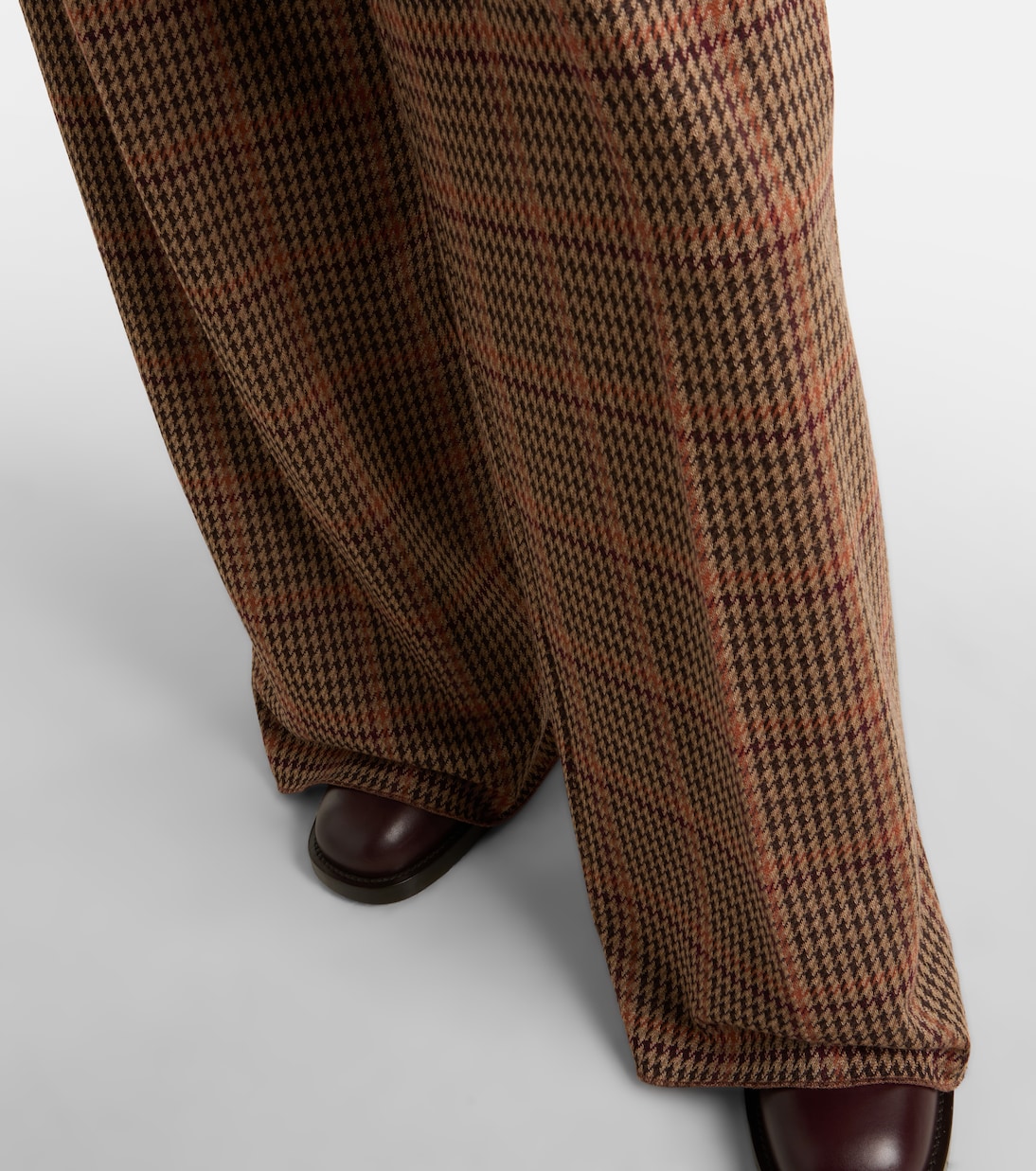 Seggio wool and cotton jersey wide-leg pants | Max Mara