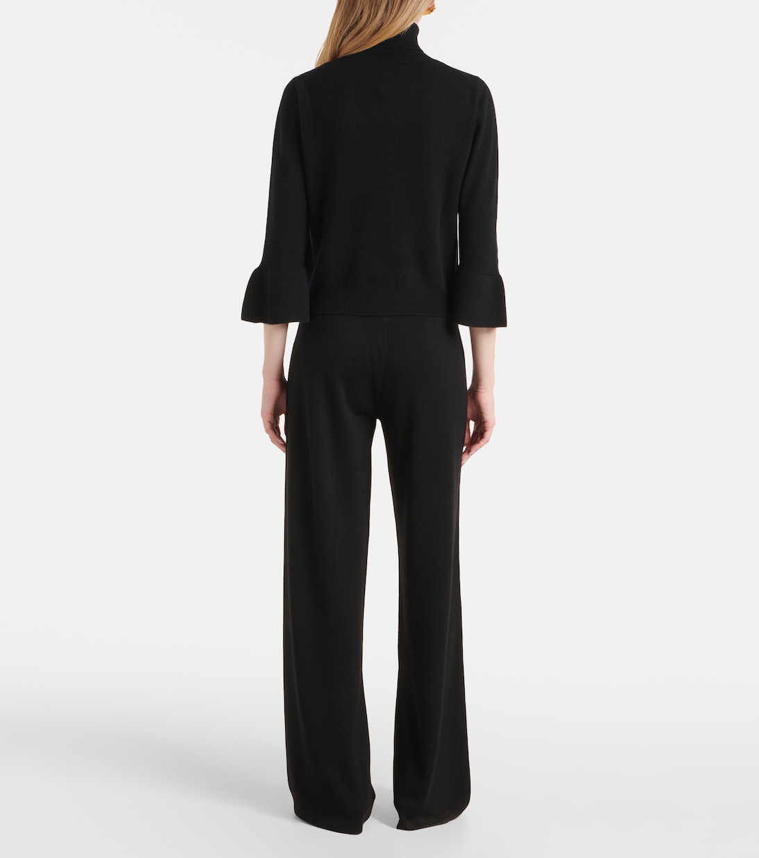 Wool and cashmere turtleneck sweater | Jardin des Orangers