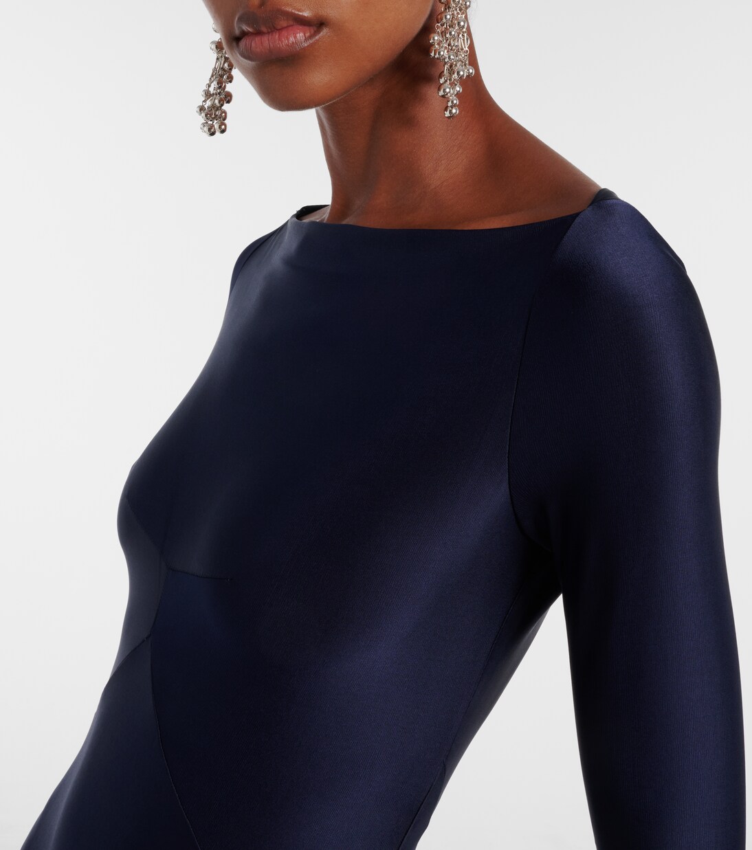 Paneled jersey maxi dress | Rabanne