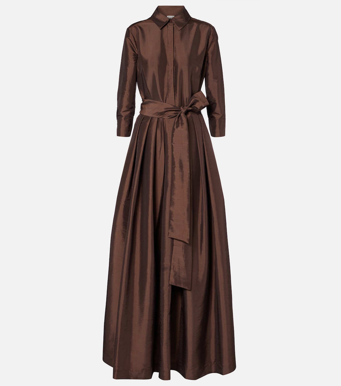 Julip belted taffetta gown | Simkhai