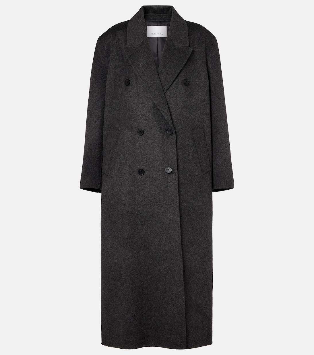 Gaia double-breasted wool-blend coat | The Frankie Shop
