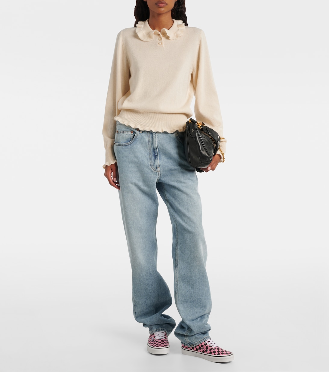 and Vans VLogo checked sneakers | Valentino Garavani