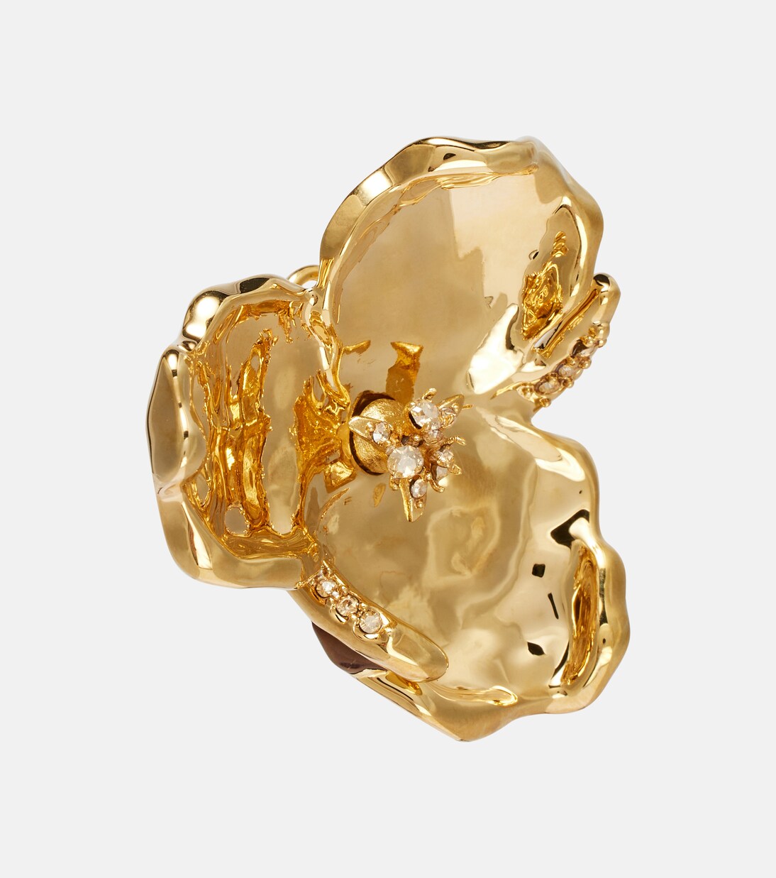 Blossom crystal-embellished earrings | Oscar de la Renta