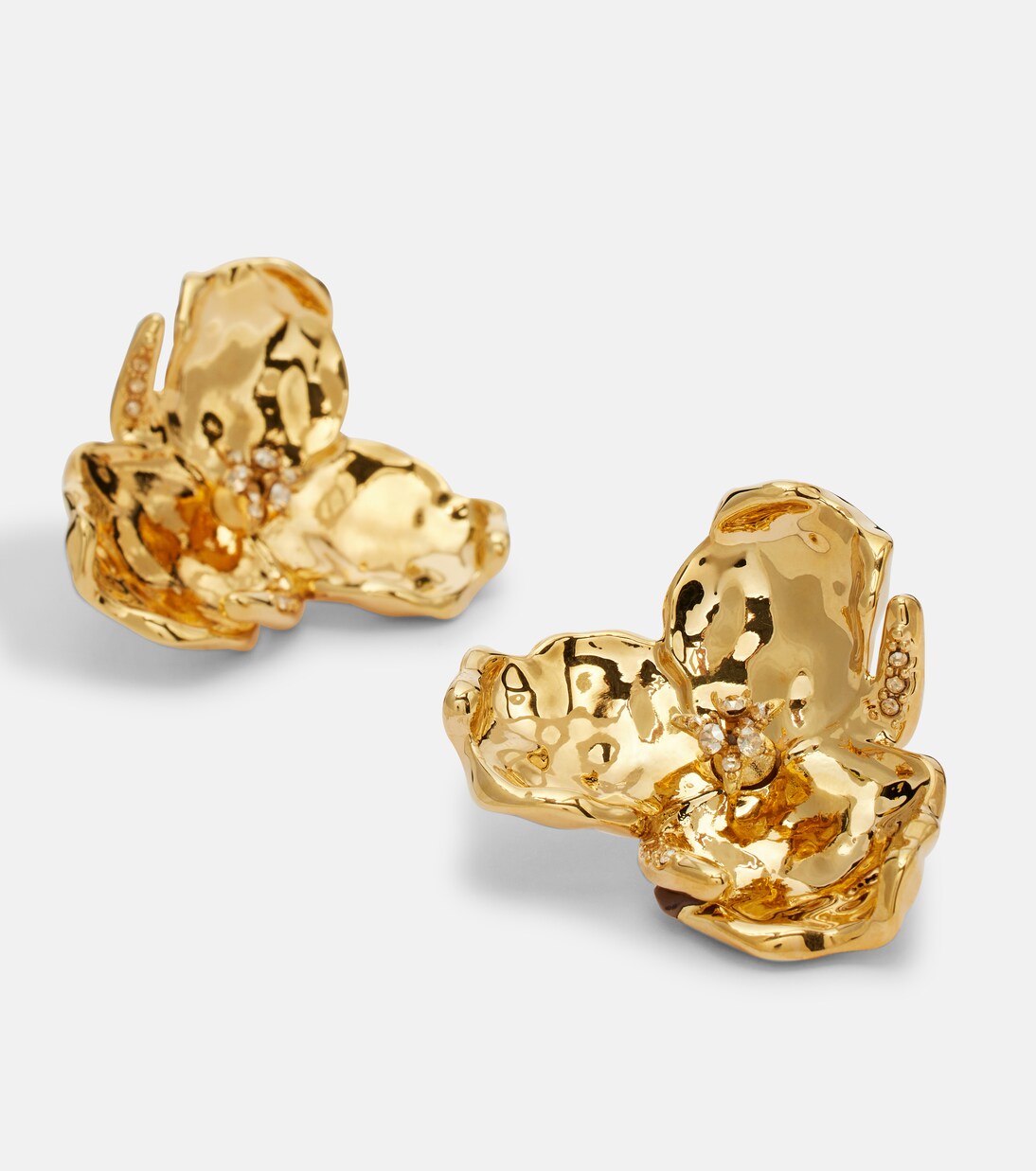 Blossom crystal-embellished earrings | Oscar de la Renta